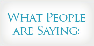 What People are Saying